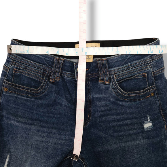 EUC Democracy Ab Technology Distressed High Rise Skinny Ankle Jeans Sz. 8x28 - Picture 7 of 9